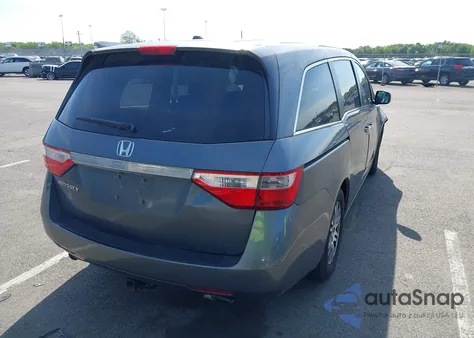 2013 Honda Odyssey Ex-L из США, поврежденный, VIN 5FNRL5H61DB034458